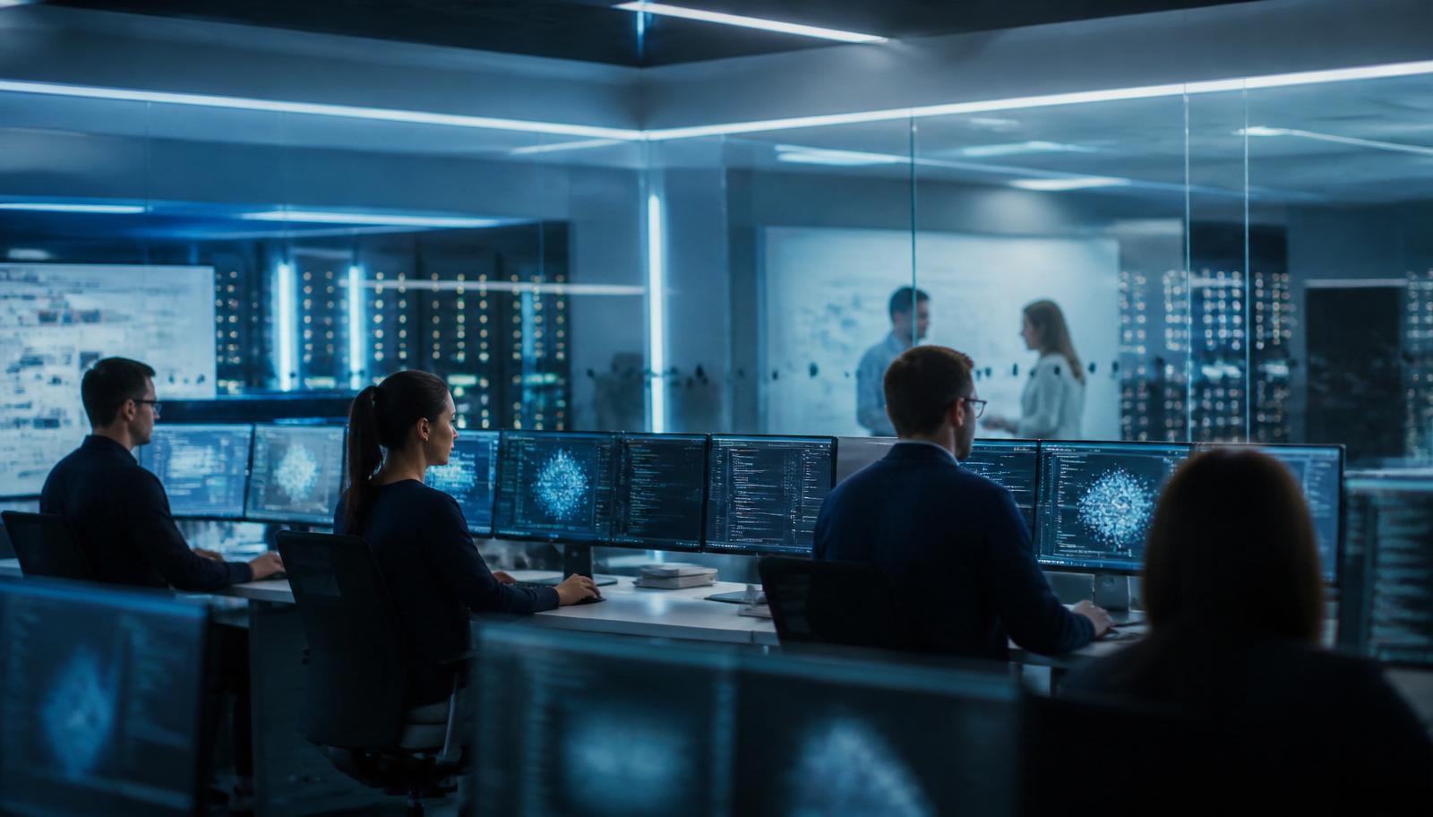 Ufficio business con connettività Alpha