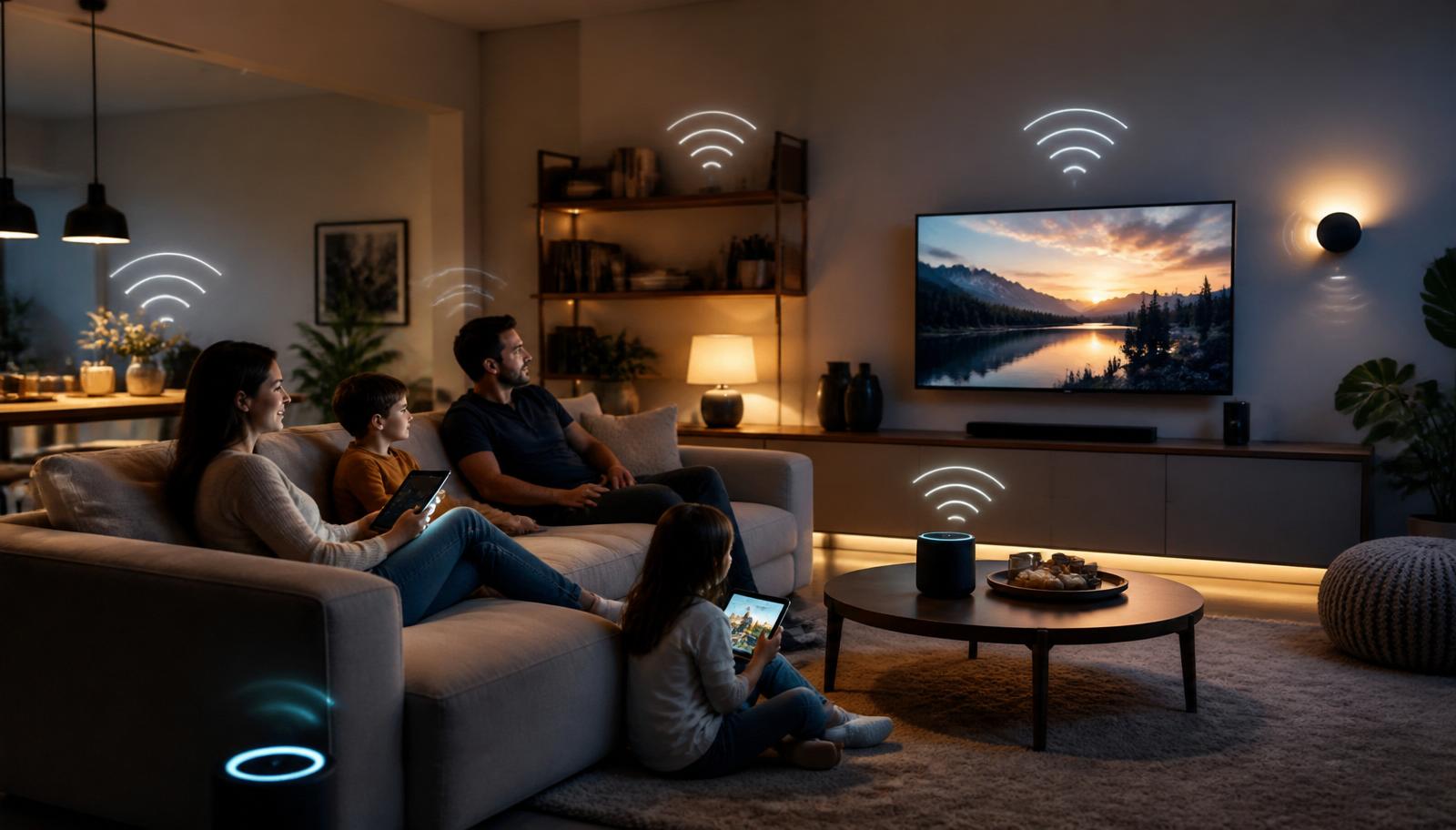 Casa connessa con fibra